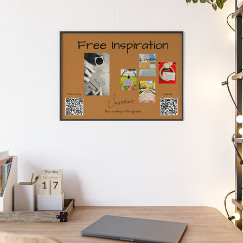 Framed Inspirational Poster