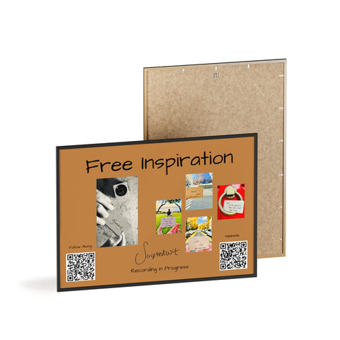 Framed Inspirational Poster