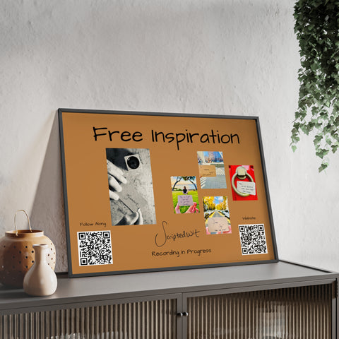 Framed Inspirational Poster